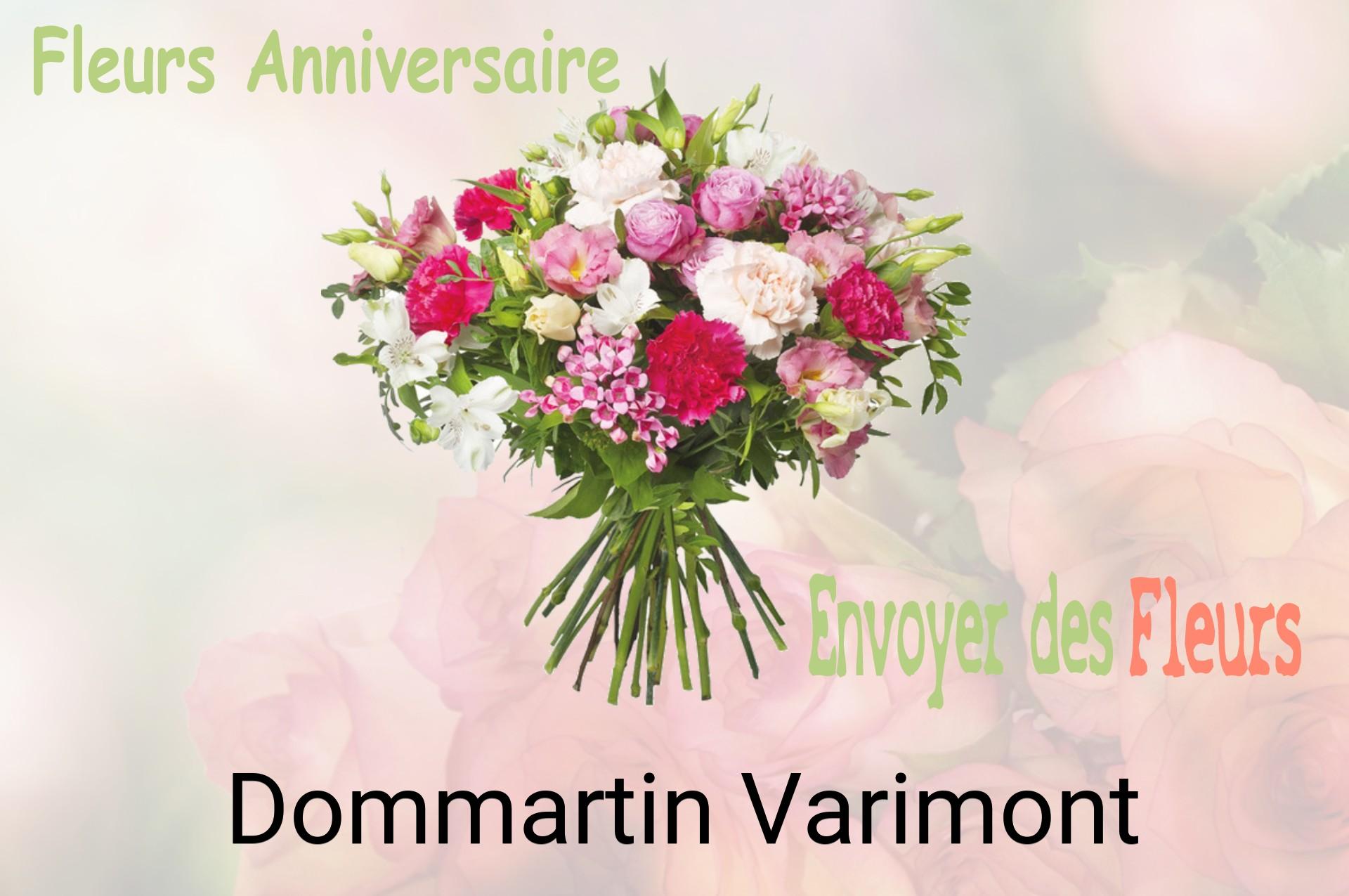 Bouquet de fleurs d’anniversaire livré à Dommartin-Varimont