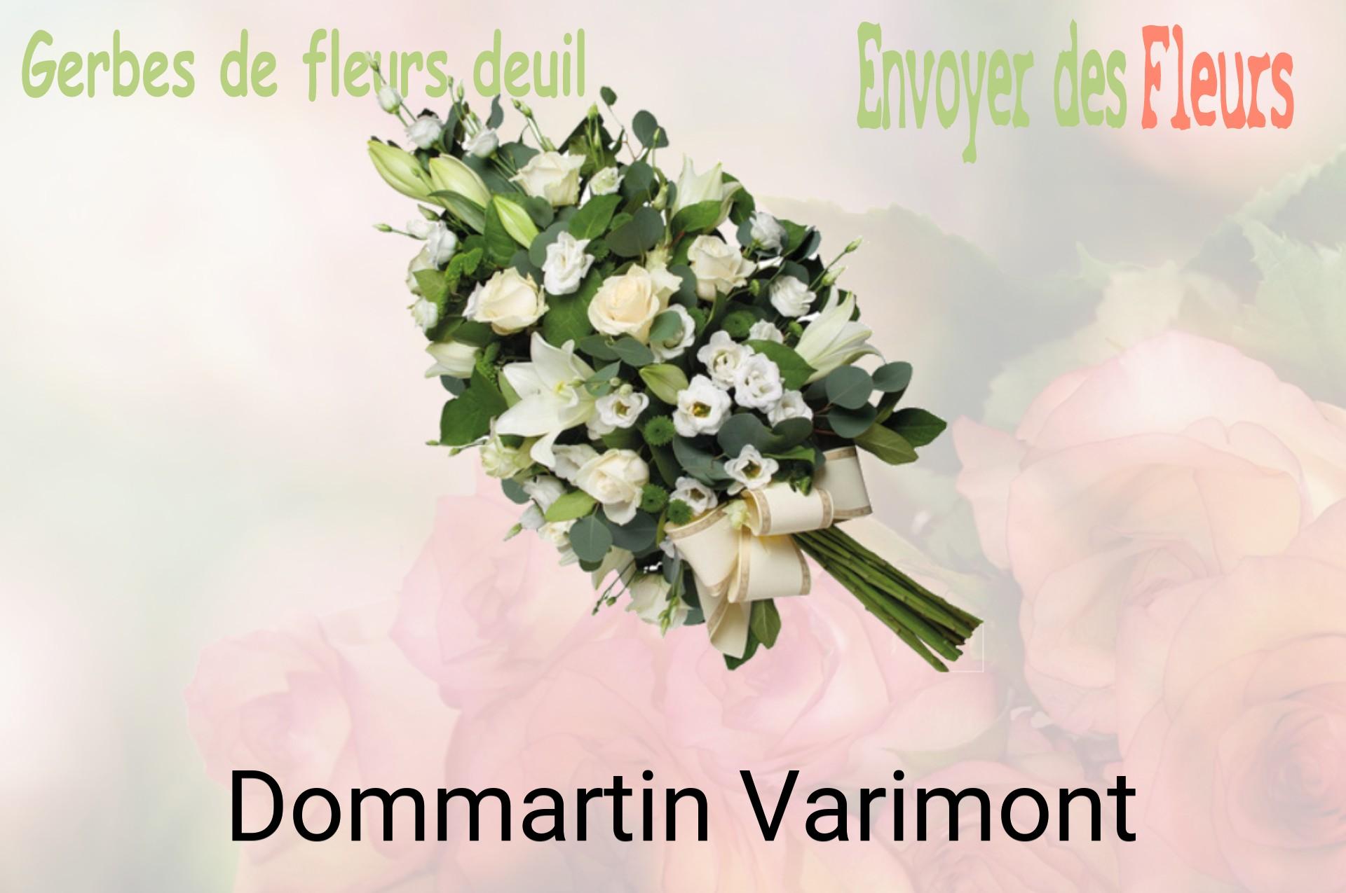 Gerbe de fleurs de deuil livrée à Dommartin-Varimont
